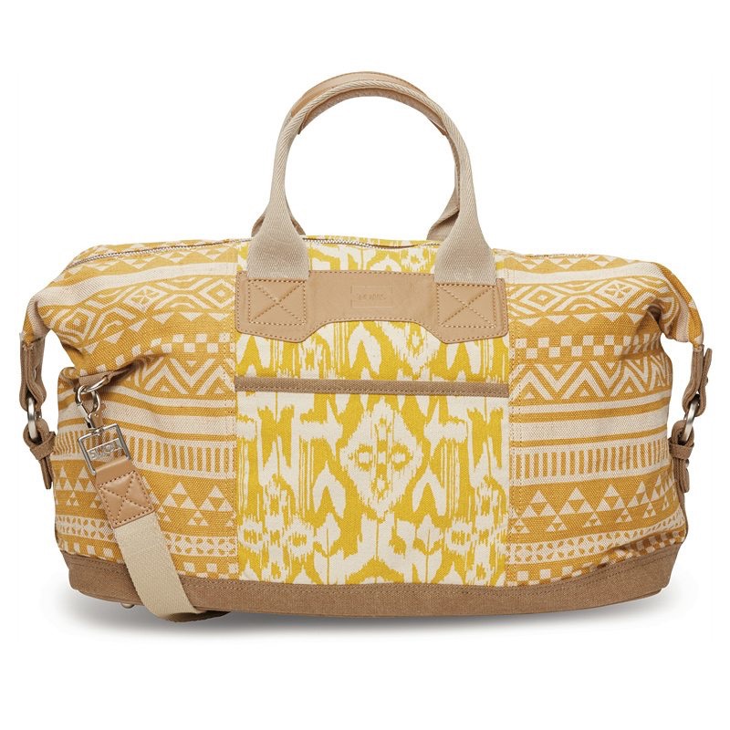 Toms Traveler Duffel In Saffrom Ikat ($164)